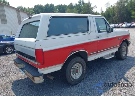 1993 Ford Bronco U100 из США, поврежденный, VIN 1FMEU15H7PLB29601